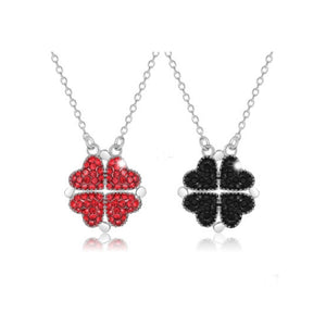 Open image in slideshow, Magic Lucky Four Leaf Clover Necklace
